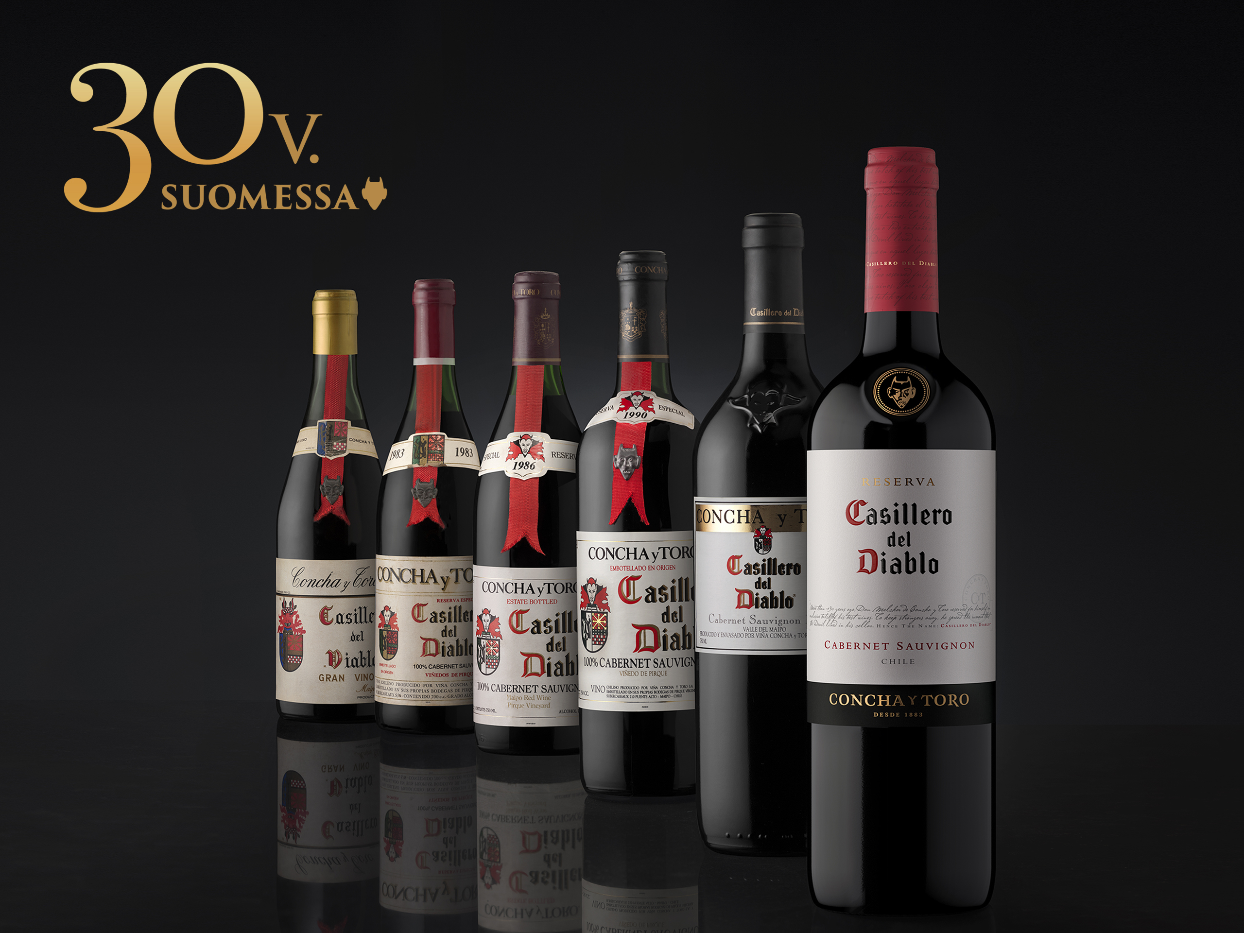 Casillero del Diablo jo 30 vuotta Suomessa!